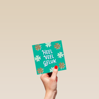 Succes kaart heel veel geluk