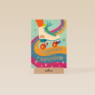 Communie proficiat rolschaats