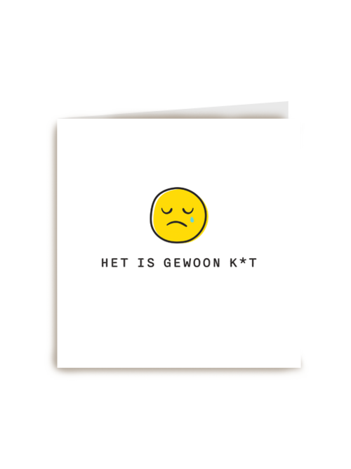 Het is gewoon kt