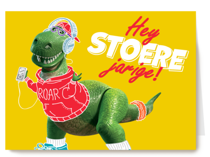 Toy Story verjaardagskaart Hey stoere jarige