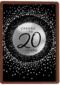 Verjaardagskaart leeftijden Cheers to 20 years