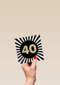 40 in het middenpunt