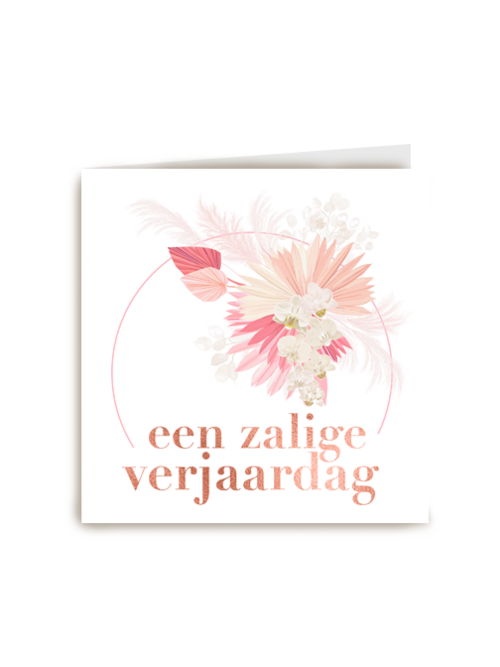 verjaardag kaart een zalige verjaardag