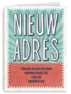 verhuizingbericht nieuw adres