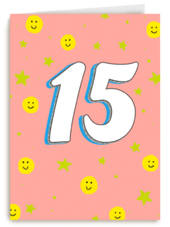 Smiley 15 jaar