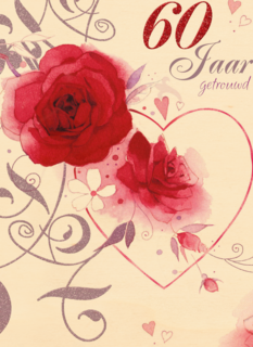 jubileum diamant 60 60 jaar getrouwd