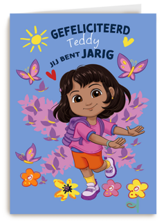 Dora Gefeliciteerd naam jarig