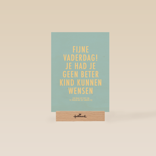 vaderdag kaart grappig je had je geen beter kind kunnen wensen