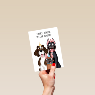 Verjaardagskaart Grappig Taart taart welke taart Folio