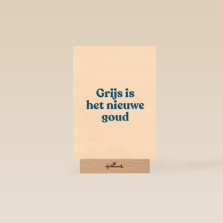verjaardag kaart andc grappig grijs is het nieuwe goud