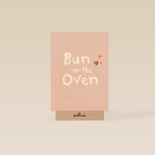 zwangerschap felicitatie bun in the oven