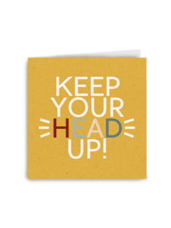 Sterktekaart keep your head up