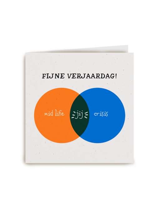 Fijne verjaardag venn diagram midlife crisis