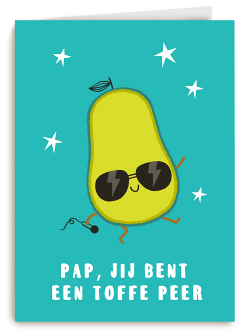 Pap jij bent een toffe peer