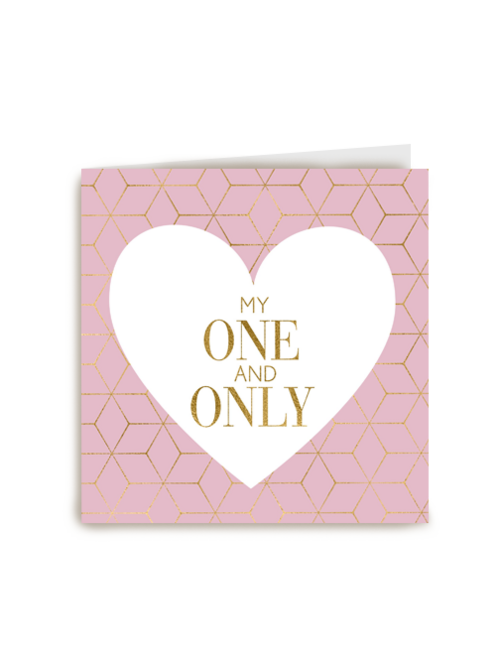 valentijnskaart stijlvol my one and only