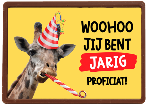 Woohoo jij bent jarig proficiat!