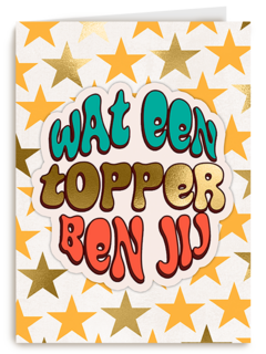 Geslaagd wat een topper ben jij