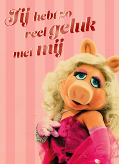 Muppets Miss Piggy Valentijn