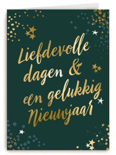 Liefdevolle dagen en een gelukkig nieuwjaar
