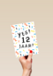 Verjaardagskaart meisje jongen 12 yes