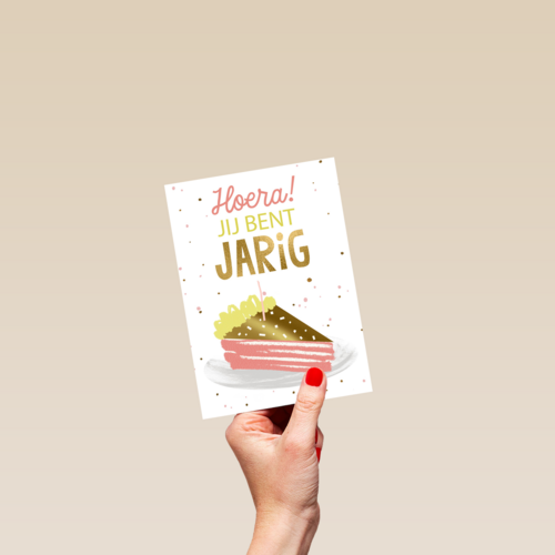 hoera taart jij bent jarig