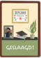 geslaagd fotokaart bureau met foto