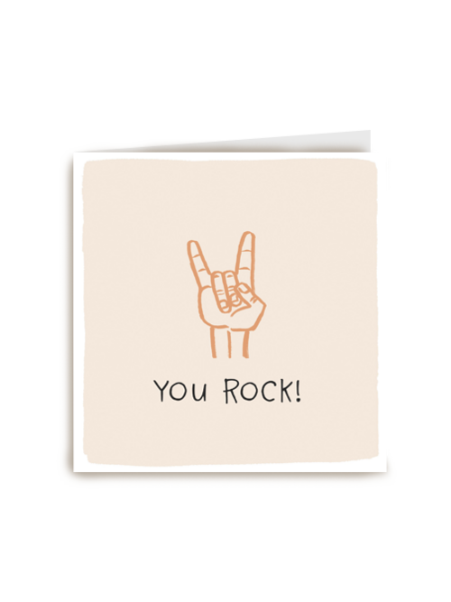 Zomaar kaart You rock