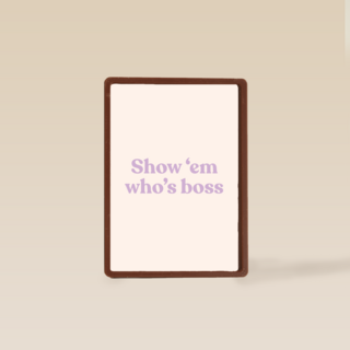 goed gedaan kaart andc show them who is boss