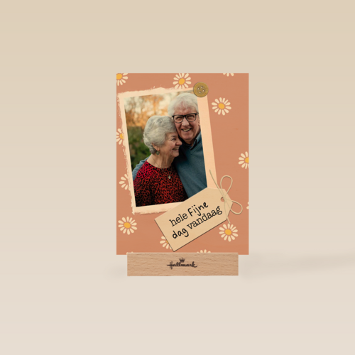 Grootouderdag fotokaart hele fijne dag vandaag