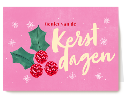 Geniet Van De Kerstdagen Goud
