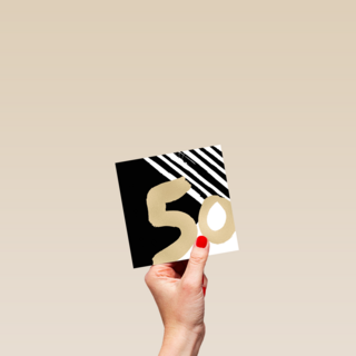 50 in het goud