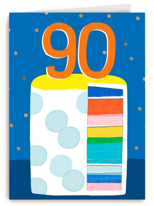 Verjaardagstaart 90 jaar