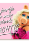 Miss Piggy kaart een jaartje ouder