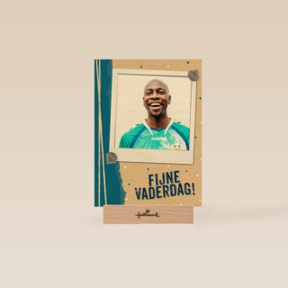 Vaderdagkaart Polaroidfoto