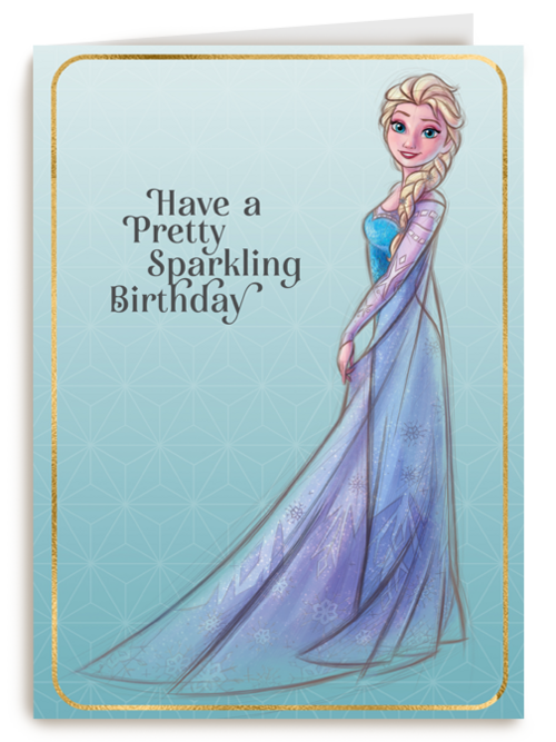 Elsa kaart have a pretty sparkling birthday
