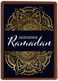 Eid Mubarak kaart gezegende Ramadan stijlvol