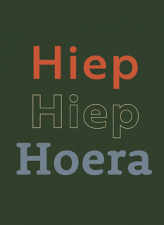 Hiep Hiep Hoera Groen