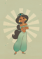 prinses kaart disney blanco jasmin