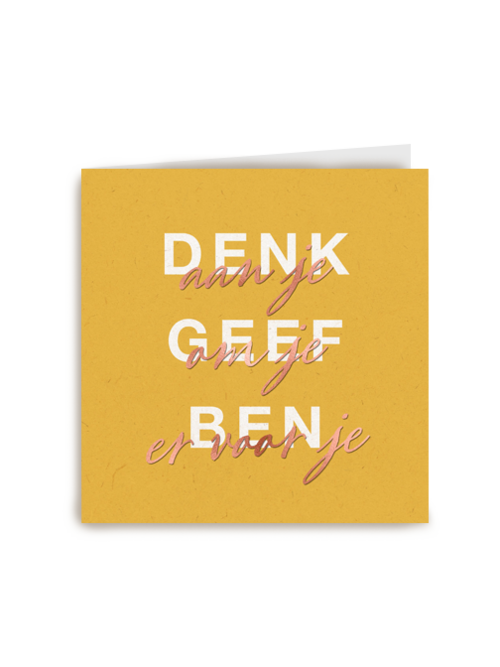 Sterktekaart Denk aan jou