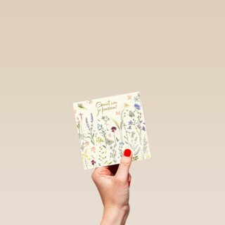 Pensioen kaart bloemen turnowsky