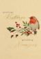 Fijne kerstdagen roodborstje