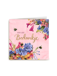 Marjolein Bastin Lief Bedankje Roze