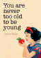 You are never too old to be young
