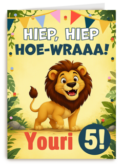Verjaardag Jongen Hoewraaa