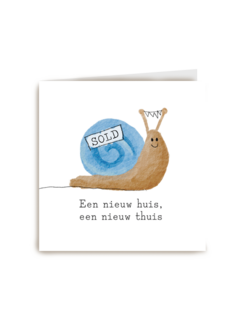 nieuwe woning kaart slakje