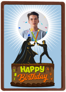 Happy Star Wars Birthday fotokaart