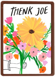 thenk you met deze bedankt juf kaart