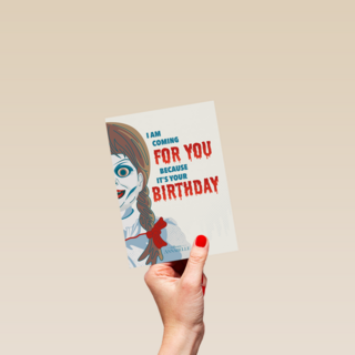 Annabelle Is Coming For Your Birthday