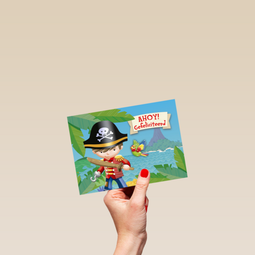 ahoy gefeliciteerd piraat