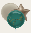 Ballonnentros Congrats Groen